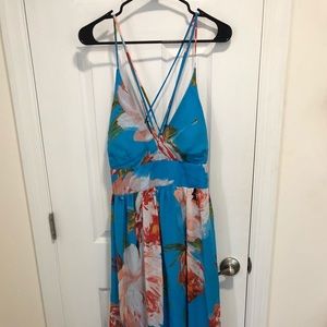 Floor Length Floral Dress